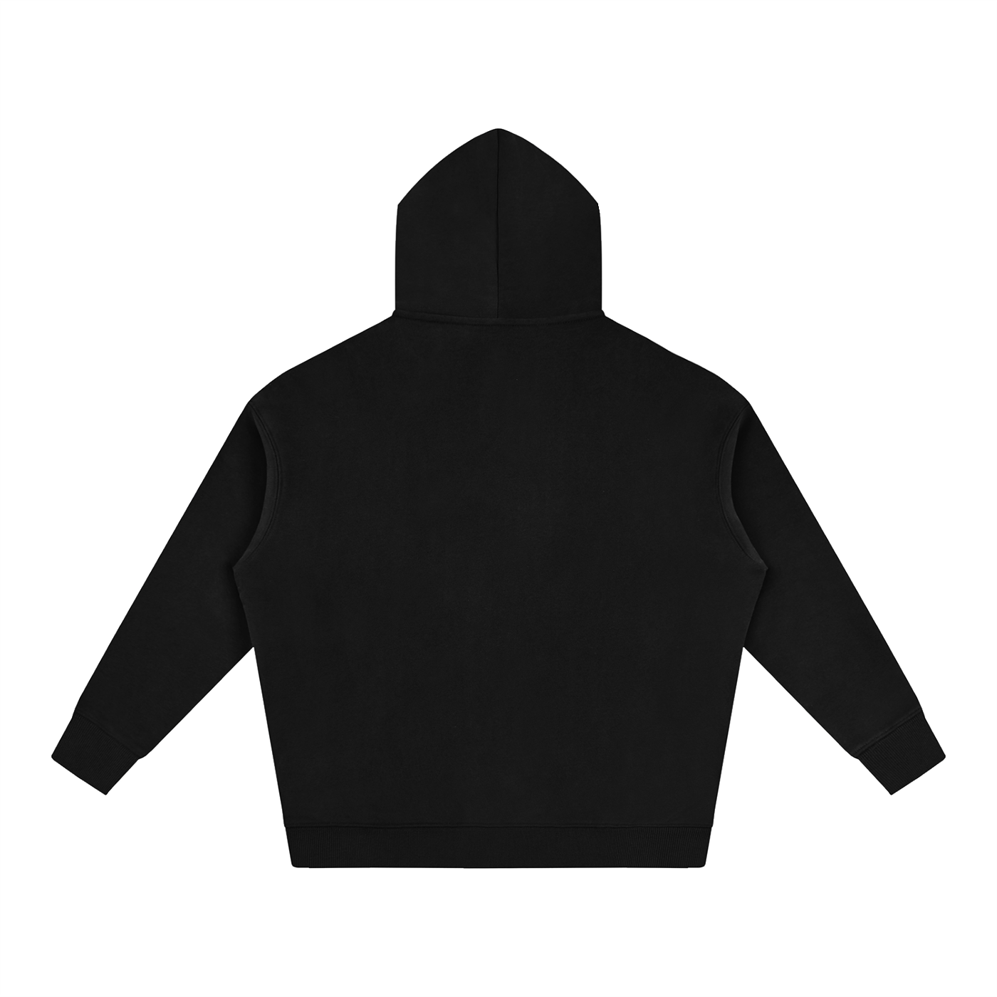 Ghost Flipping Oversized Hoodie (Black)