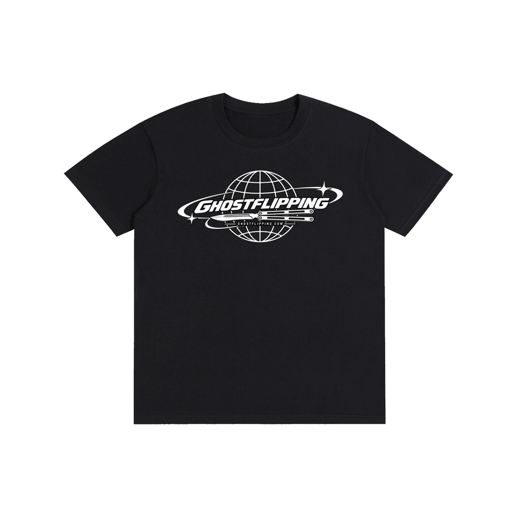 Ghost Flipping T-Shirt (Black)